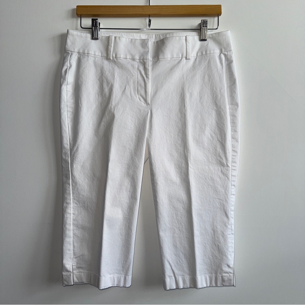 Ann Taylor Coastal Preppy Stretch Cotton Peddle Pushers Knee-Length Capri Size 6